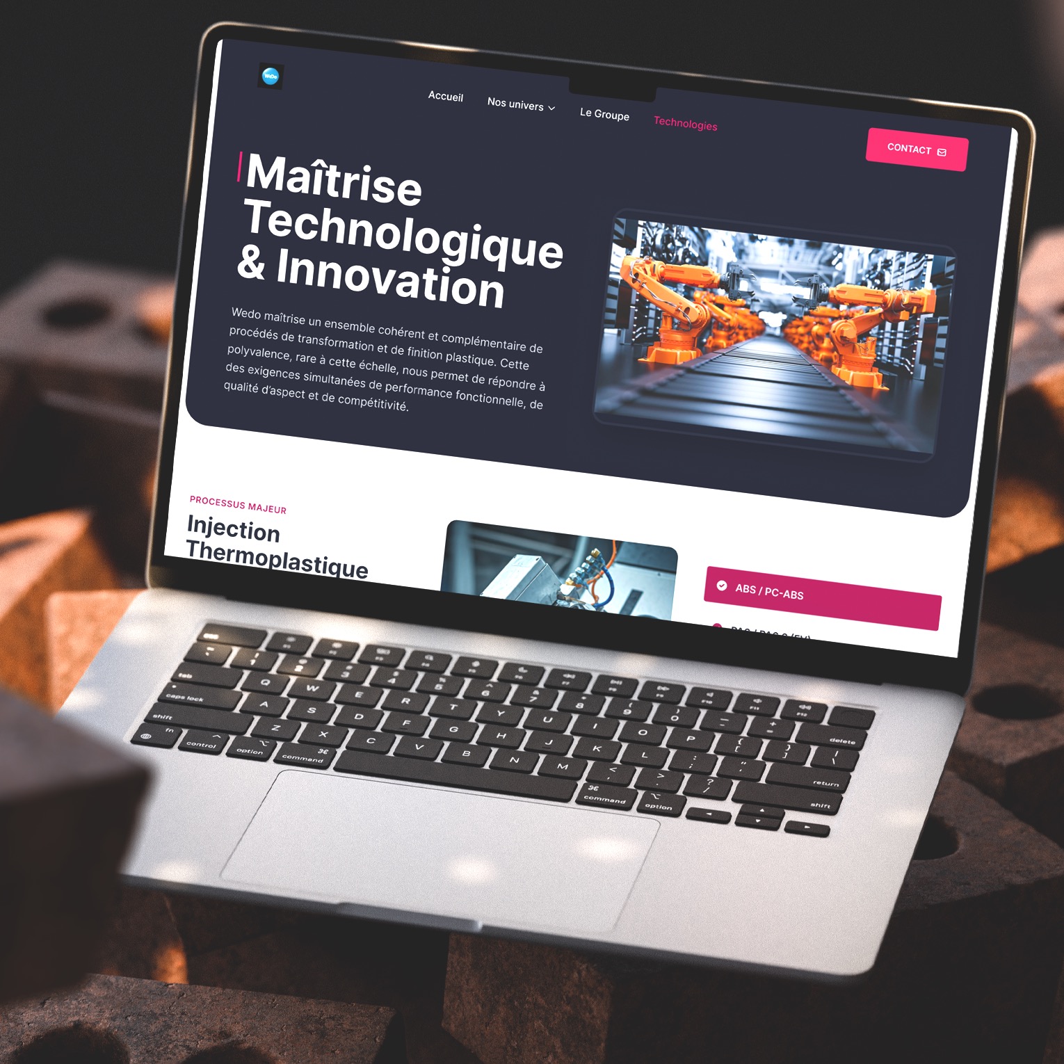 Projet WeDo Group : refonte de site web B2B